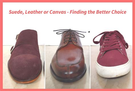 leather vs canvas material.